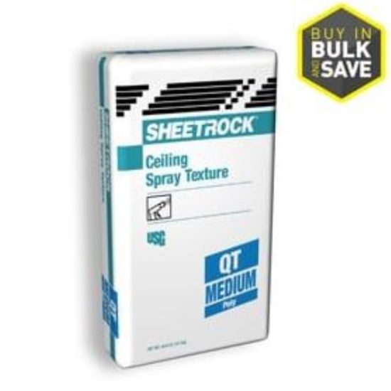 Sheetrock Medium 40 Lb. Bag White Spray Texture Material