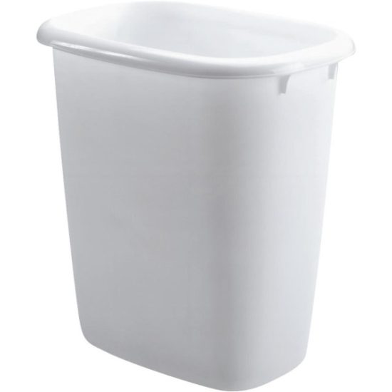 Rubbermaid 15 Qt. White Wastebasket