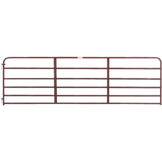 Tarter 50 In. H. x 14 Ft. L. x 1-3/4 In. Tube Diameter Red Economy Tube Gate