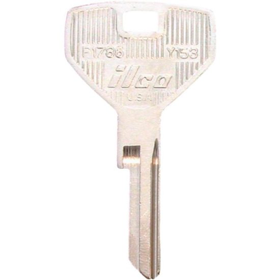 ILCO Chrysler Nickel Plated Automotive Key, Y153 / P1786 (10-Pack)