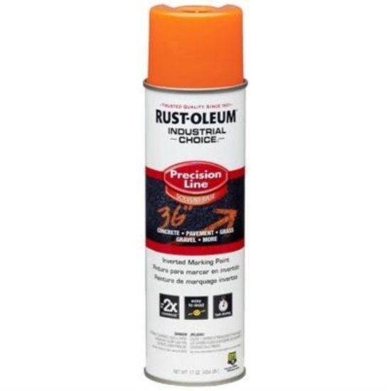Rust-Oleum Industrial Choice Fluorescent Orange 17 Oz. Inverted Marking Spray Paint