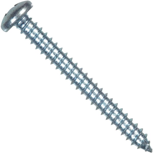 Hillman #8 x 1/2 In. Combination Pan Head Zinc Sheet Metal Screw (100 Ct.)