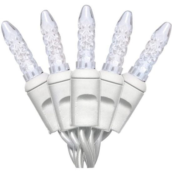 J Hofert Warm White 200-Bulb C3 LED Light Set with White Wire