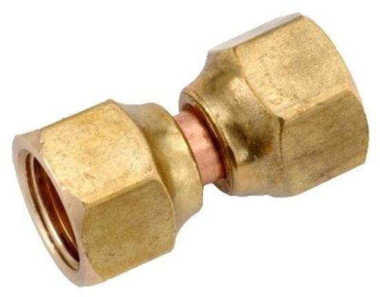 Anderson Metals 1/4 In. Brass Flare Swivel Union