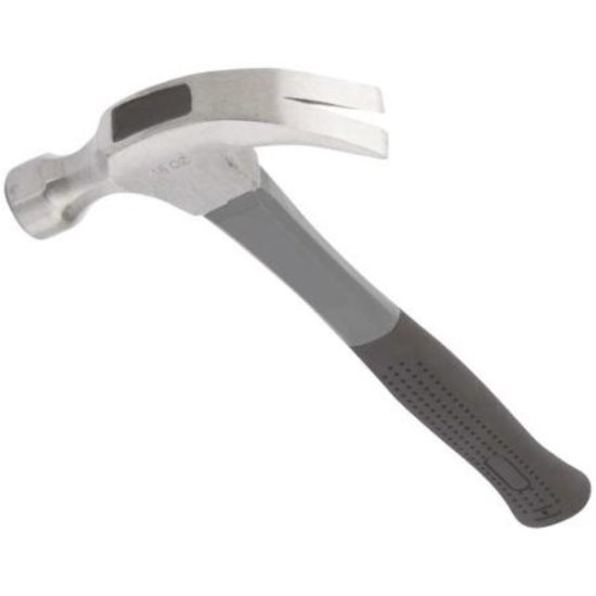 Do it 16 Oz. Smooth-Face Curved Claw Hammer with Fiberglass Handle