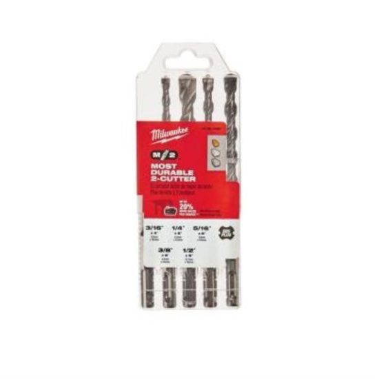 Milwaukee SDS-PLUS Rotary Hammer Drill Bit Set (5-Pieces)