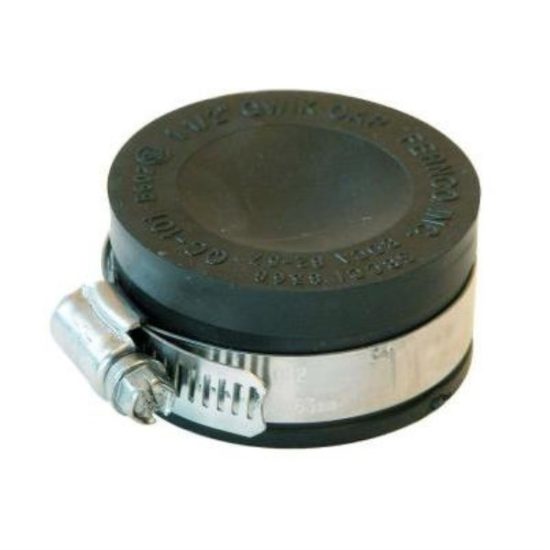 Fernco 1-1/2 In. Flexible Slip PVC Cap