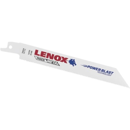 Lenox 6 In. 14 TPI Thick Metal Reciprocating Saw Blade