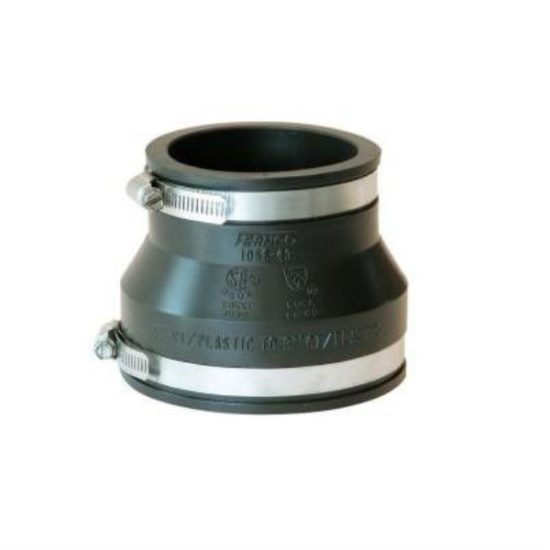 Fernco 4 In. x 3 In. Flexible PVC Coupling