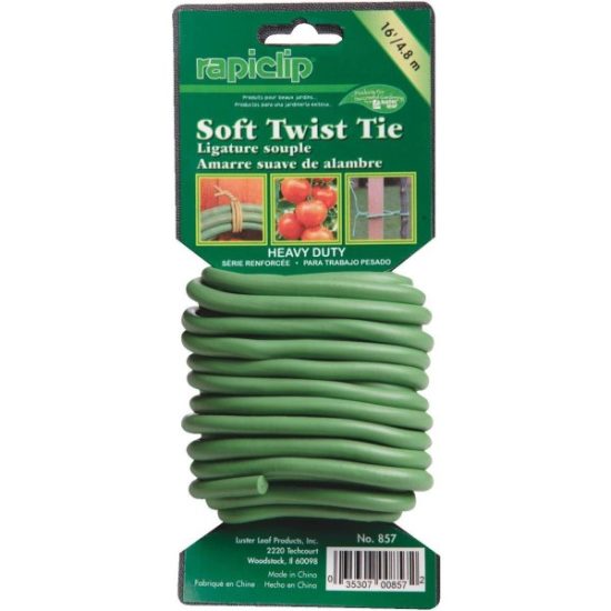 Rapiclip 16 Ft. Green Heavy-Duty Soft Wire Twist Ties