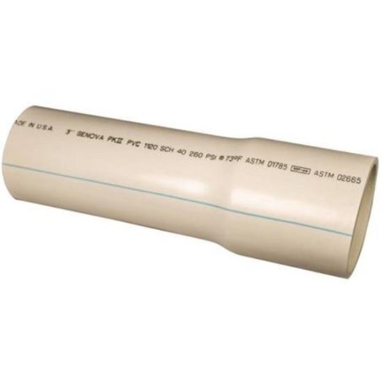 3X20 Dwv/Pvc Bell Press Pipe, 70032B