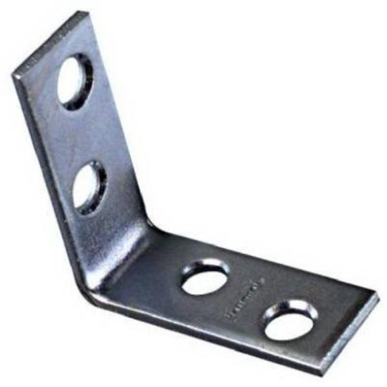 National Catalog 115 1-1/2 In. x 5/8 In. Zinc Corner Brace