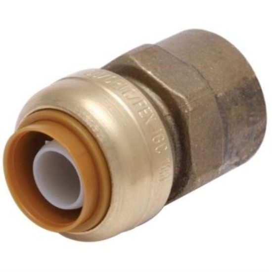 SharkBite 3/4 In. x 3/4 In. FNPT Straight Brass Push-to-Connect Female Adapter