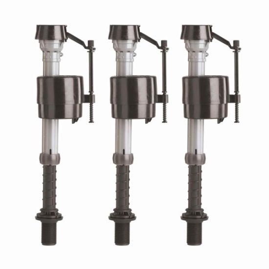 Fluidmaster 3.5 - 7 GPF Plastic Universal Anti-Siphon Fill Valve (3 Ct.)