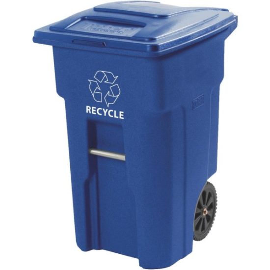 Toter 32 Gal. Recycling Trash Can with Lid