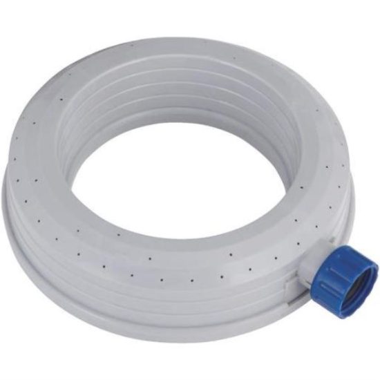 Best Garden Poly 900 Sq. Ft. Ring Stationary Sprinkler, Gray