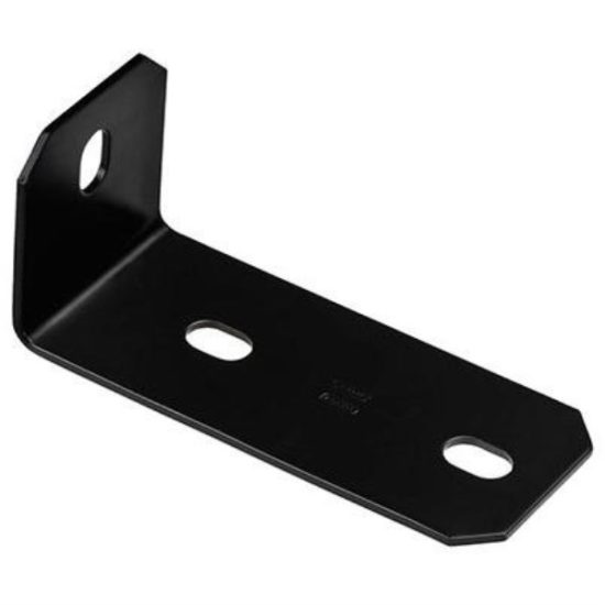 National Catalog 1155BC 6.8 In. x 3 In. x 1/8 In. Heavy Duty Offset Leg Corner Brace