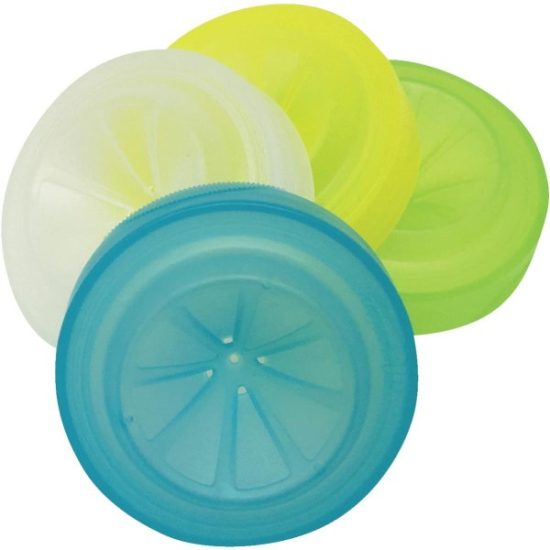 Masontops Plastic Regular Mouth Trap Cap Mason Jar Lid (4-Count)