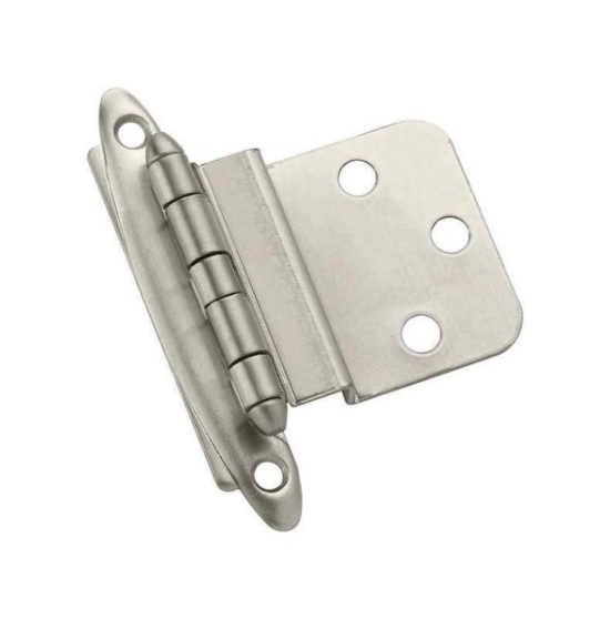 Amerock Non Self-Closing Satin Nickel Inset Hinge