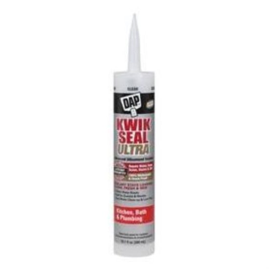 DAP KWIK SEAL ULTRA 10.1 Oz. Clear Kitchen & Bath Silicone Sealant
