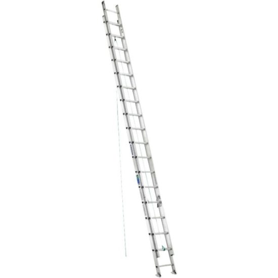 Werner 36 Ft. Aluminum Extension Ladder with 225 Lb. Load Capacity Type II Duty Rating