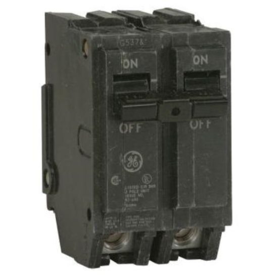 GE THQL 100A Double-Pole Standard Trip Circuit Breaker