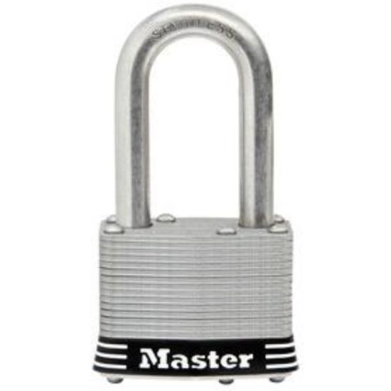 Master Lock 1-3/4 In. Laminated Stainless Steel Keyed Padlock with 1-1/2 In. Shackle