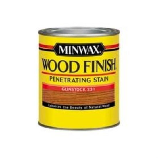 Minwax Wood Finish Penetrating Stain, Gunstock, 1 Qt.