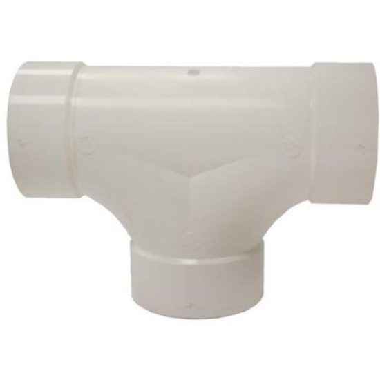 IPEX 4 In. PVC Sewer and Drain Two Way Tee