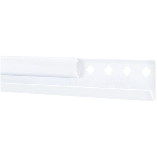 FreedomRail 60 In. White Horizontal Hanging Rail with Cover