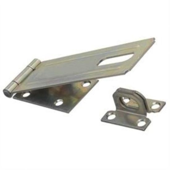 National 6 In. Zinc Non-Swivel Safety Hasp