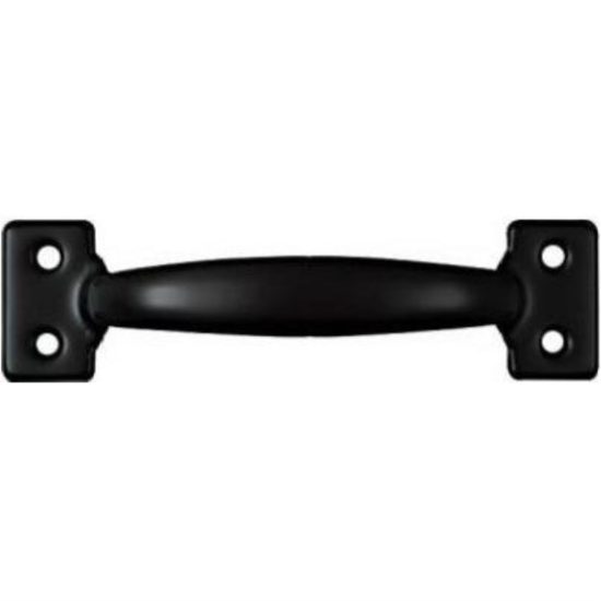 National 6-1/2 In. Black Utility Door Pull
