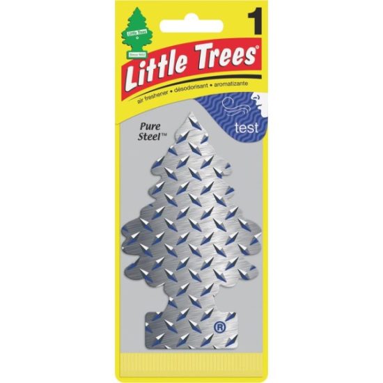 Little Trees Car Air Freshener, Pure Steel