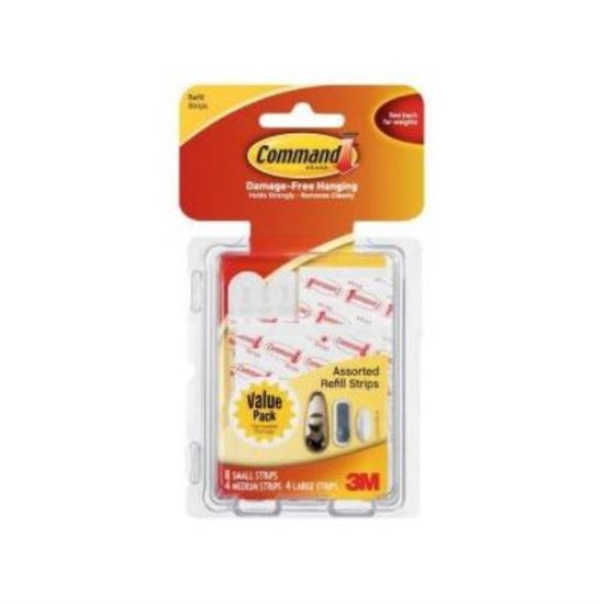 Command White Refill Strip Assortment