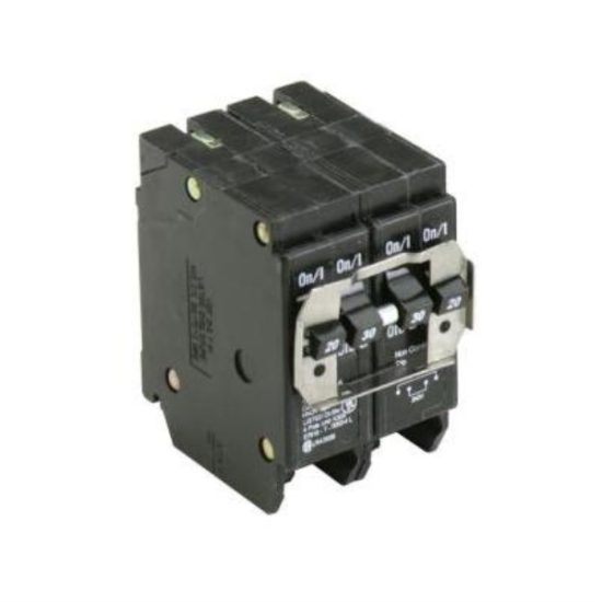 Eaton BQ 20A/30A Quad-Pole Independent Trip Quadplex Circuit Breaker