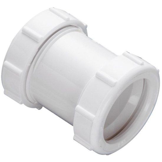 Do it 1-1/2 In. White PVC Coupling