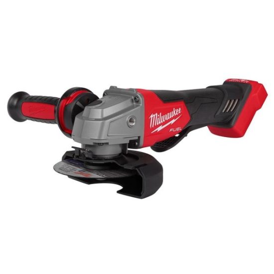 Milwaukee M18 FUEL 18-Volt Lithium-Ion 4-1/2 In. - 5 In. Brushless Cordless Angle Grinder with Paddle Switch, No-Lock (Bare Tool)