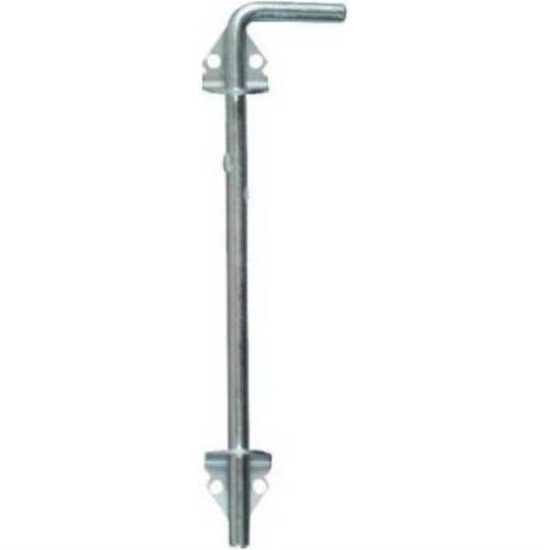 National 12 In. L. x 1/2 In. Dia. Zinc Plated Steel Cane Bolt