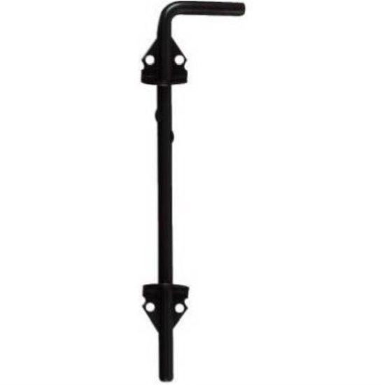 National 12 In. L. x 1/2 In. Dia. Black Steel Cane Bolt