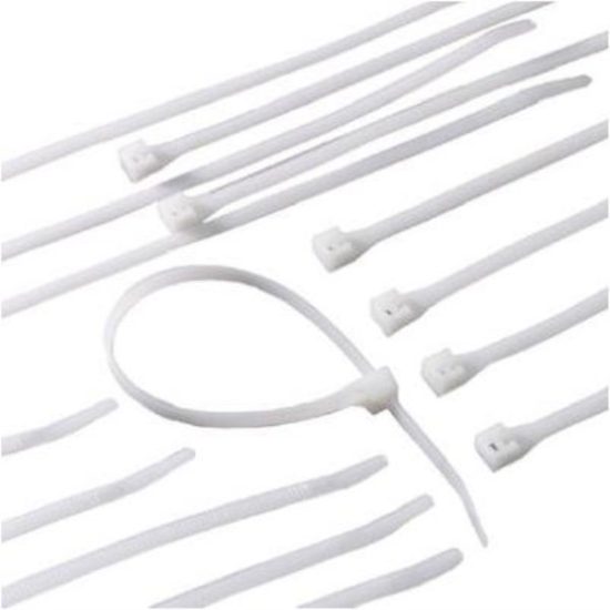 Gardner Bender DoubleLock 8 In. x 0.17 In. Natural Color Nylon Cable Tie (20-Pack)