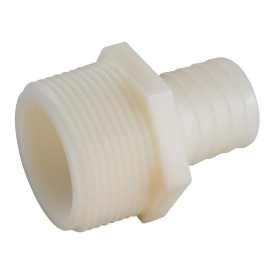 Anderson Metals 1/2 In. Barb x 3/4 In. MGH Nylon Hose Adapter