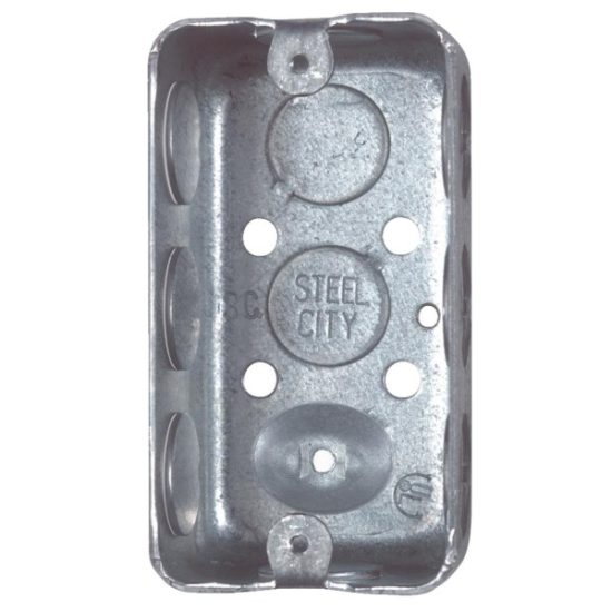 Raco 2-1/8 In. x 4 In. x 2-1/8 In. 10-Knockout Handy Box