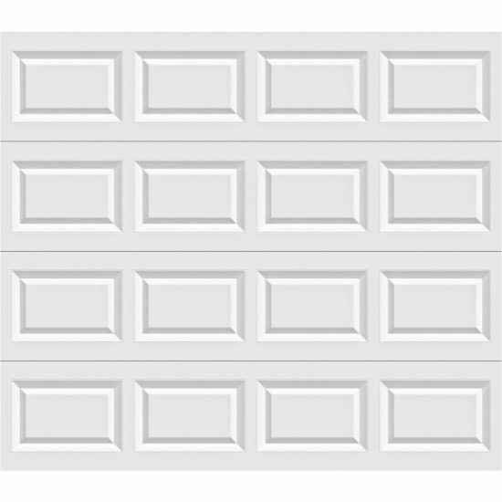 Holmes Bronze Series 9 Ft. W x 7 Ft. H White Steel Garage Door w/Extension Springs