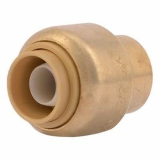 SharkBite 3/8 In. (1/2 In. OD) Push-to-Connect Brass End Push Cap