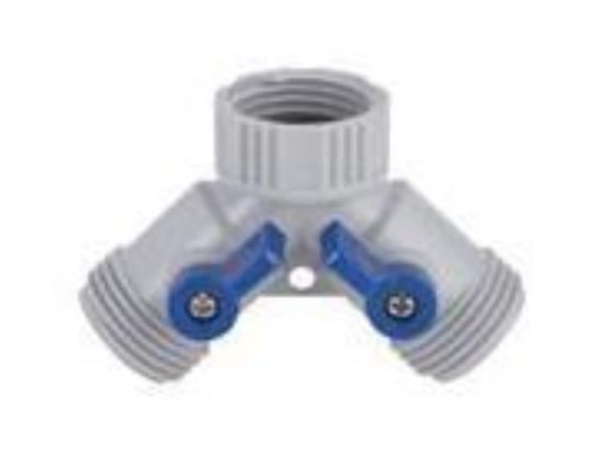 Best Garden Poly Y-Connector Hose Shutoff