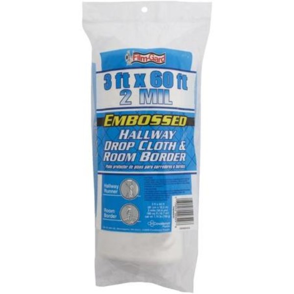 Frost King Runner Plastic 3 Ft. x 60 Ft. 2 mil Drop Cloth