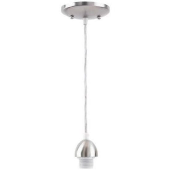 Westinghouse 1 Bulb Brushed Nickel Incandescent Pendant Light Fixture