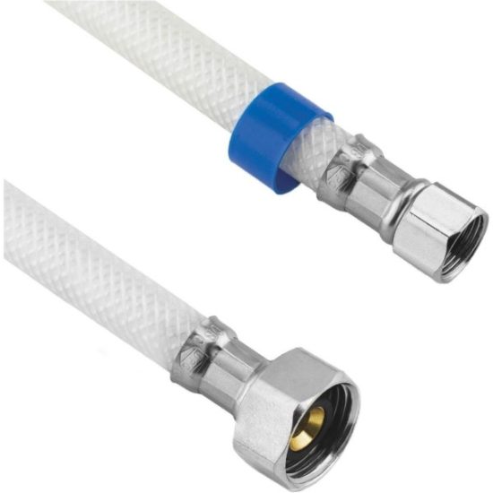 Lasco 3/8 In. C x 1/2 In. FIP x 16 In. L Braided Poly Vinyl Faucet Connector