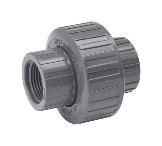 B&K 1/2 In. Threaded Schedule 80 PVC Union
