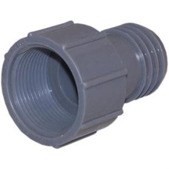 Boshart 1-1/4 In. Insert x 1-1/4 In. FIP Polypropylene Hose Adapter